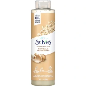 شامپو بدن St Ives مدل Oatmeal and Shea Butter حجم 650 میلی لیتر